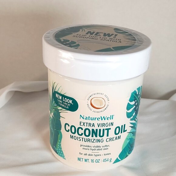Naturewell extra virgin coconut oil moisturizing cream 1lb 2 oz - Picture 1 of 4